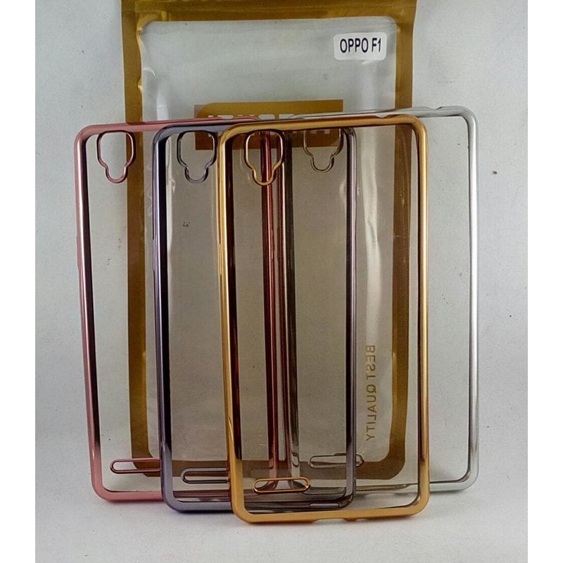 Oppo A35 . F1 Shining Chrome Case