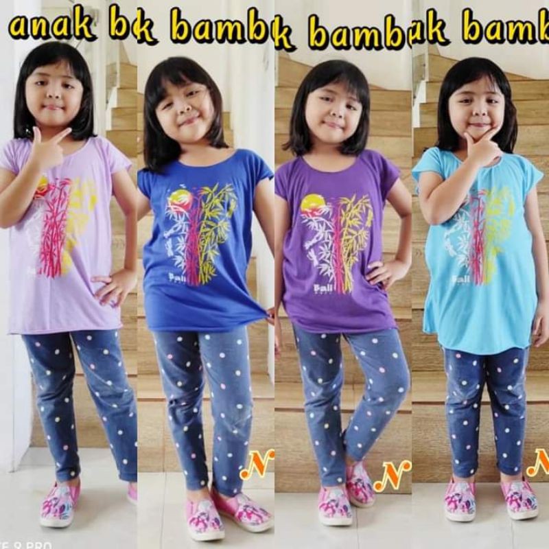 BAJU ANAK BAMBU UK.XL ( UMUR 7 - 10 TAHUN )