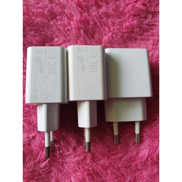 Adaptor charger original copotan hp Asus 1A putih