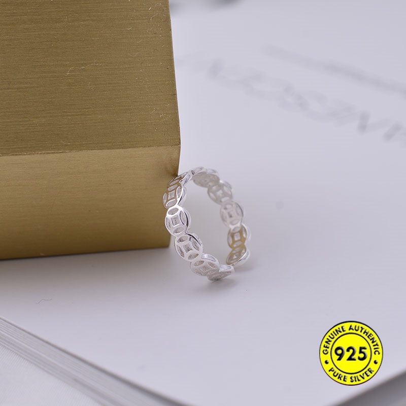 Cincin Pasangan Bahan S925 Silver Untuk Wanita