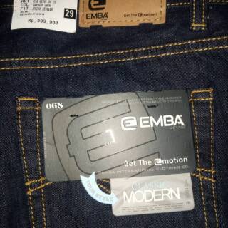  celana  jeans  emba  model basic sz 32 Shopee Indonesia