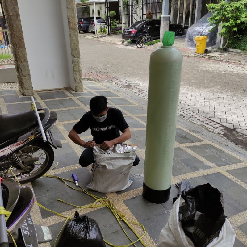 Filter air media filter air tabung frp 1054