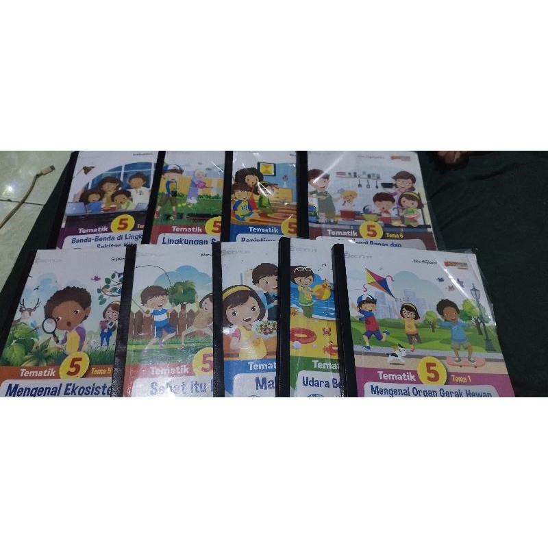 

Buku Cetak Tematik 5 tema 1 (mengenal Organ gerak Hewan dan Manusia )