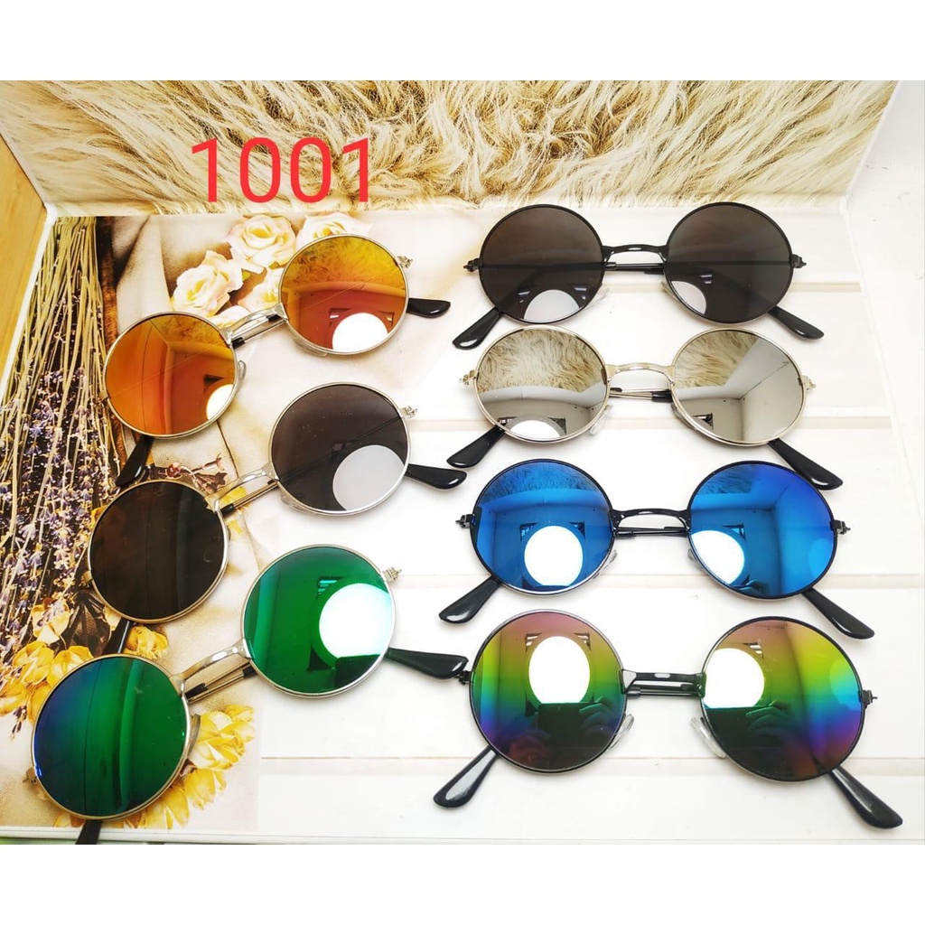 Kacamata hitam premium besi anak perempuan laki laki cowok cewek boboho keren lucu kecil fashion