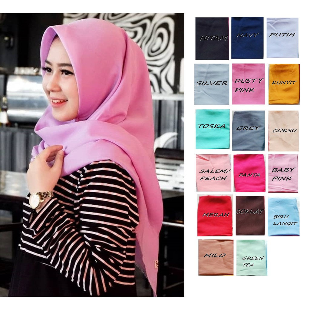  1KG 11PCS HIJAB SEGIEMPAT SAUDIA  JILBAB GROSIR SAUDIA  