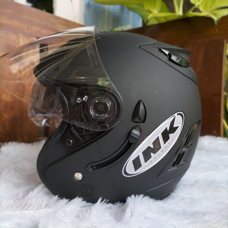 (COD) HELM INK DOUBLE VISOR SNI PRIA DAN WANITA TERLARIS