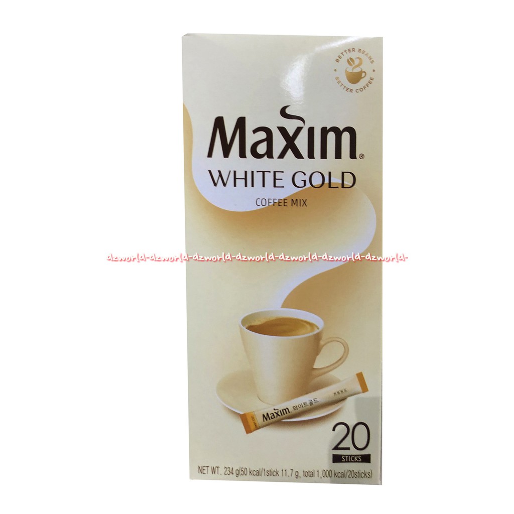 Maxim Original Coffee Mix 20Sticks Kopimix Maxim Kopi Instan White Gold Maksim
