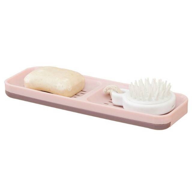 UNNISO - Double Wall Hanging Drain Soap Box / Tempat Sabun Batang