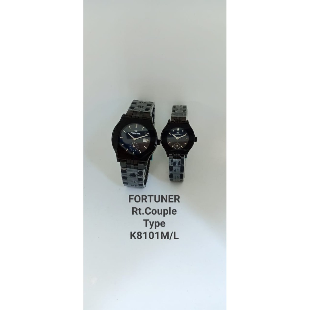JAM TANGAN COUPLE FORTUNER 8101 ORIGINAL