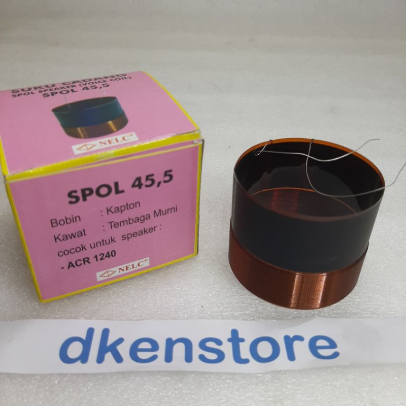 Spool speaker Nelc 45.5mm Spul spiker acr 1240 45,5mm