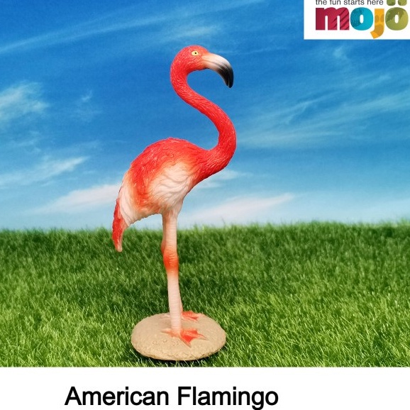 American Flamingo Animal Figure / Miniatur Binatang Flamingo by MOJO