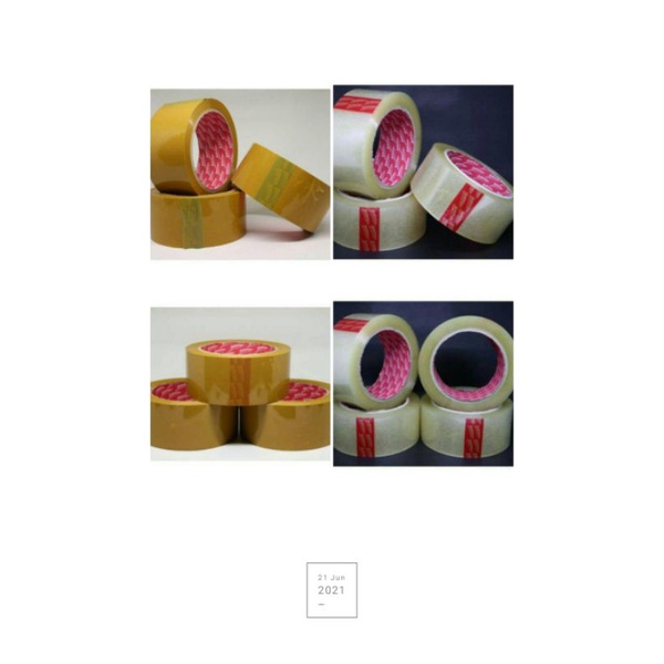 

LAKBAN BENING/LAKBAN COKLAT SOLATAPE 45MM X 100yard