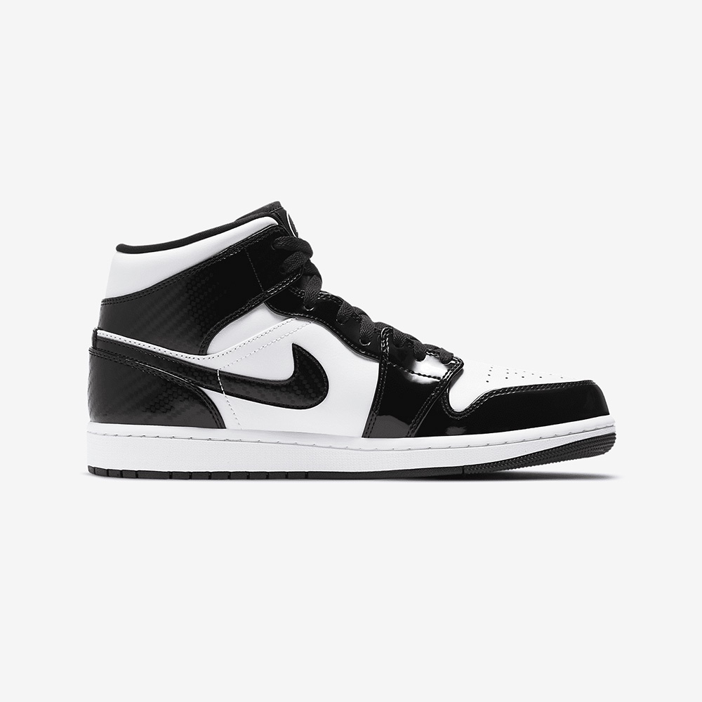 jordan 1 mid black carbon
