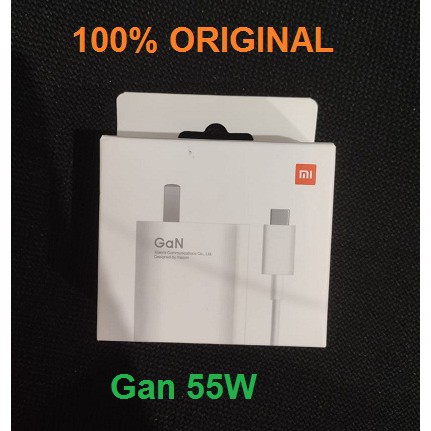 XIAOMI 55W Gan Charger plusType-C Cable Original Fast Charging Pack