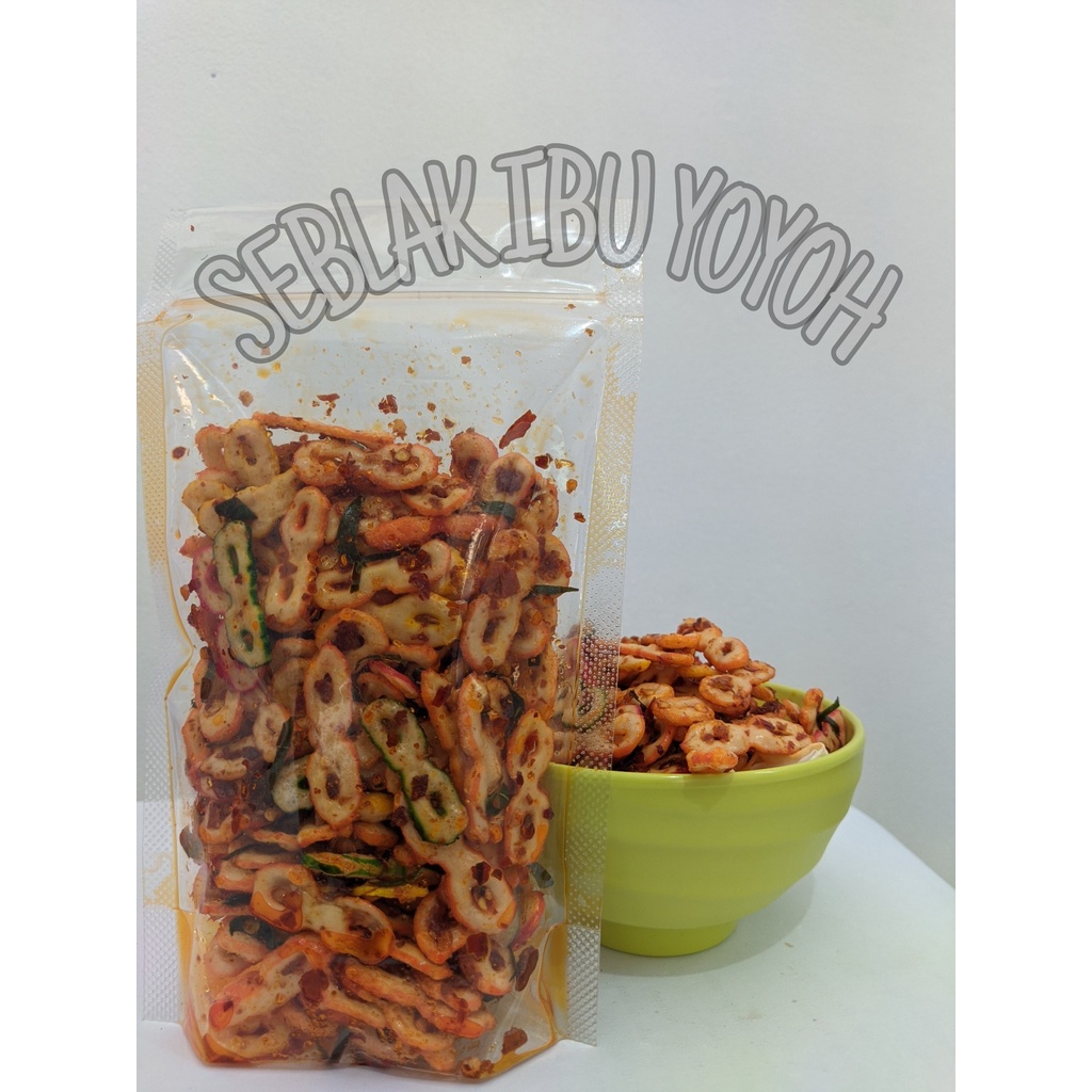 

kerupuk seblak bantat bantet pedas | kemasan 250gr | aroma daunjeruk mantul pisan