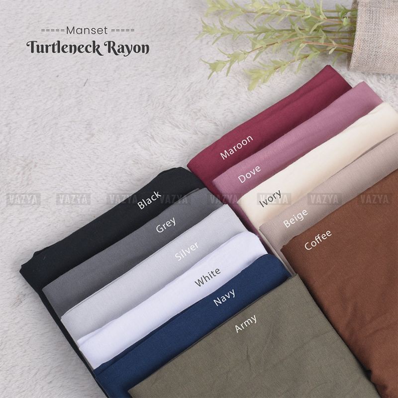 Manset Turtleneck Rayon