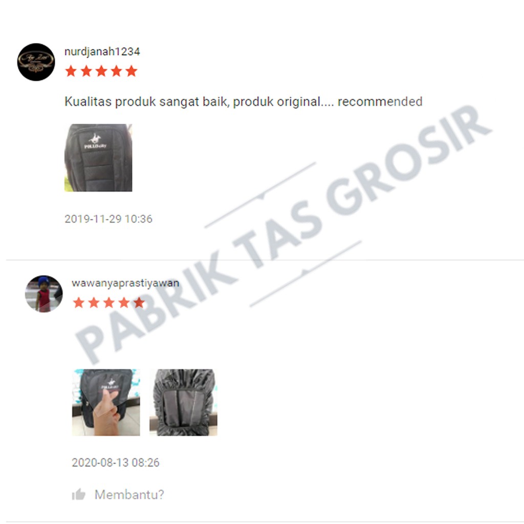 Jual Tas Ransel Laptop Backpack Polo City Bordir Anak Sekolah SD SMP SMA Kuliah Dewasa Kerja Murah