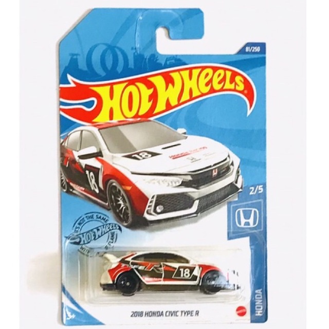 HOT WHEELS - 2018 HONDA CIVIC TYPE R