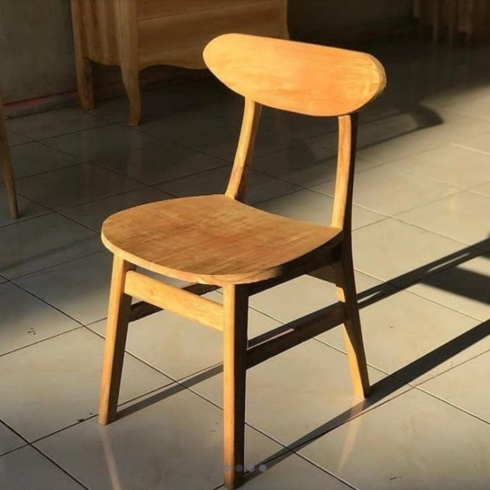 Kursi Kayu - Kursi Cafe Kayu Jati, Kursi Cafe Minimalis, Kursi Rumah Makan