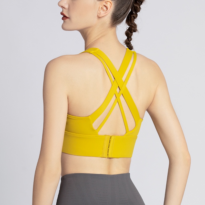 [OXY] Olahgara Wanita Sport Bra / Cross Back Yoga Tanktop 2010 (S/M/L)-7