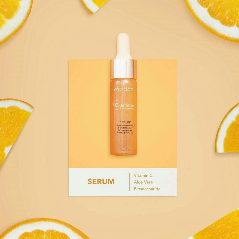 Wardah C Defense Serum | Serum Wardah | Vitamin C | Mencerahkan