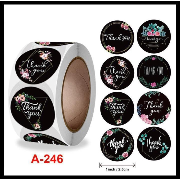 

Sticker Thank You/ Stiker Terimakasih/ Sticker Roll/ 1 Roll 500 Pcs