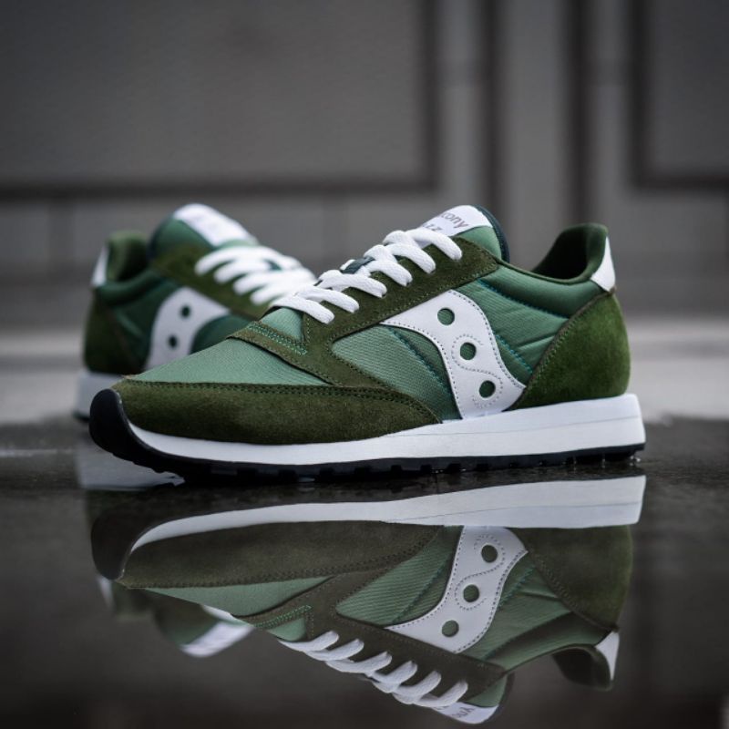SAUCONY JAZZ VINTAGE "GREEN WHITE"