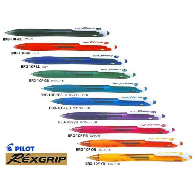 Refill Isi Pulpen Pilot BPRK-10M Stylo [ 1Pcs ] / BRG-10F Rexgrip RFJS-3 / Refill Stylo Rexgrip