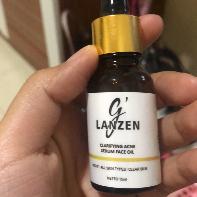 Serum glanzen clarifying acne serum face oil