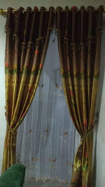 Gorden Blackout Tulip Import Murah/gordyn/hordeng/tirai/mewah/dekorasi/hordyn/gordeng/hordeng/korden