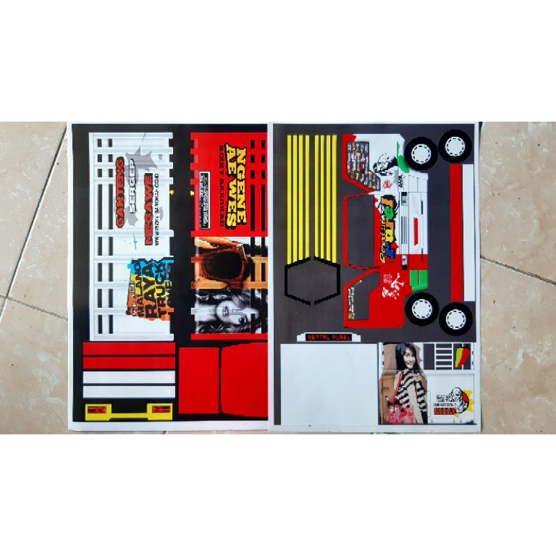 papercraft truk rental purel