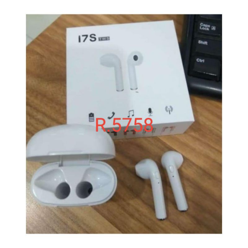 Headset TWS Handsfree Earphone Bluetooth Wearles I7S Original