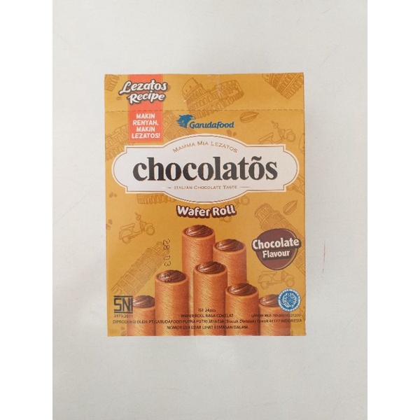 

Wafer Gery Chocolatos isi 24 pcs 1 Box