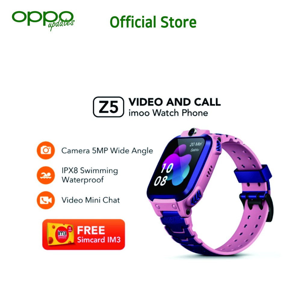 IMOO Watch Phone Z5 - HD Video Call - Jam Anak Pintar