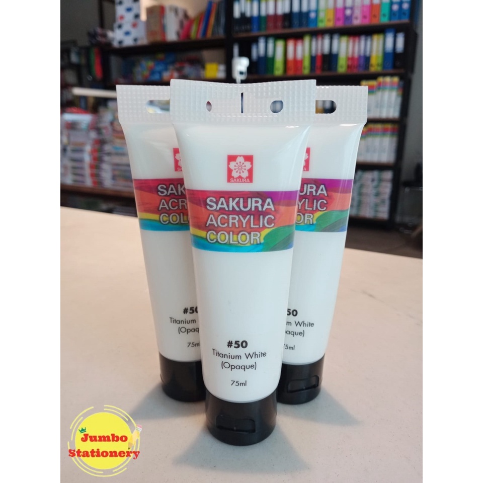 

CAT ACRYLIC SAKURA 75ML TITANIUM WHITE XAC75-50