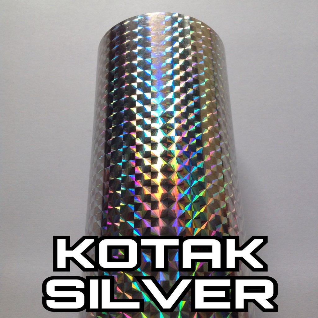 

STIKER HOLOGRAM MOTIF KOTAK SILVER LURE 3D (15CM X 50CM) (30CM X 25CM) (10CM X 100CM) (20CM X 100CM) (30CM X 100CM) (60CM X 100CM)