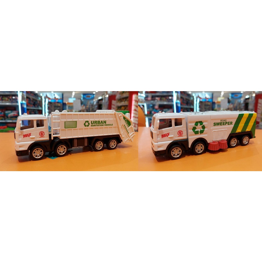 Sale Mainan: Cruzer Truck Road Sweeper/ Urban Sanitation Vehicle Ori