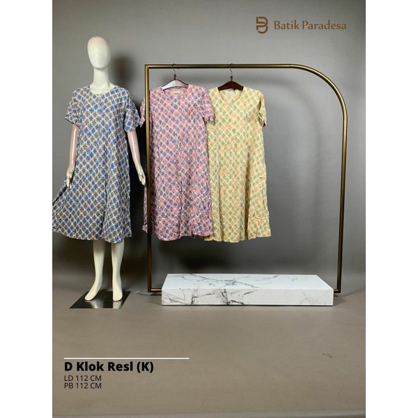 Daster Batik Pekalongan Daster Busui Daster Klok Resleting All Size Batik Paradesa Batik Huza