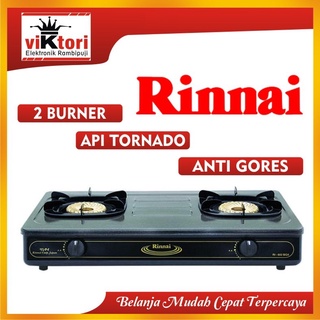 Jual Rinnai Kompor Gas 2 Tungku Ri712bgx Kompor Gas Rinnai Api Tornado Kompor Rinnai Anti Gores Shopee Indonesia