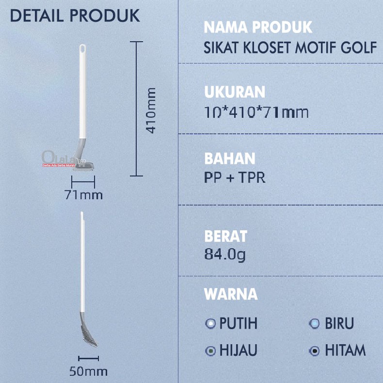 SIKAT PEMBERSIH KLOSET MODEL GOLF OLL-0813