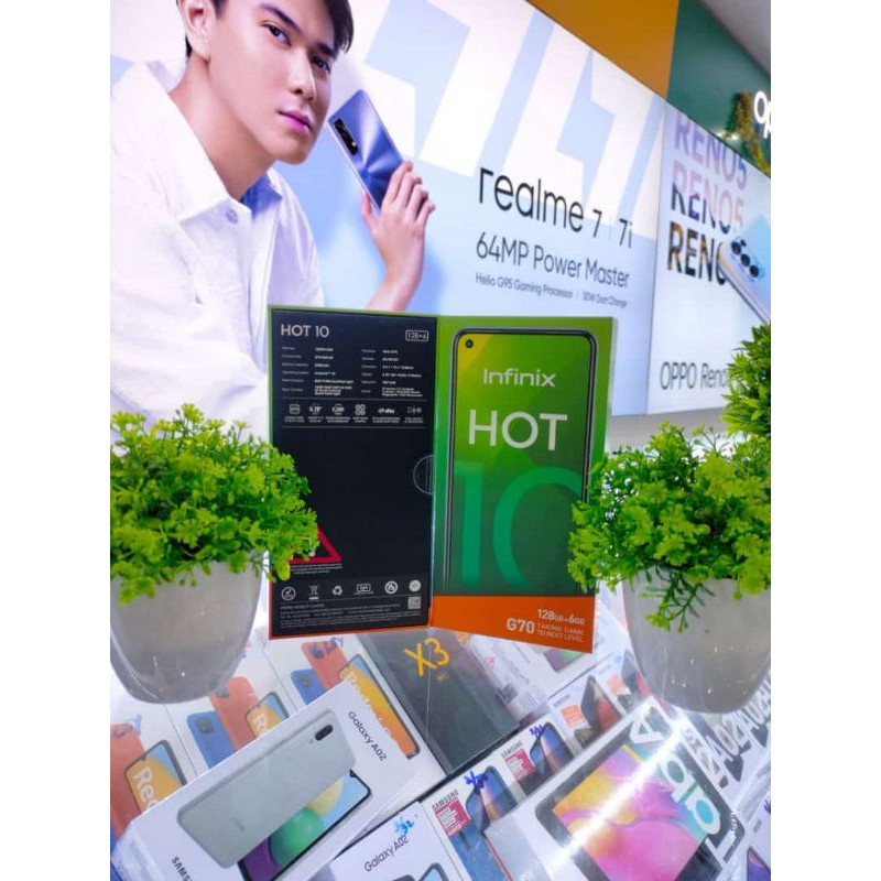 Infinix Hot 10 4Gb/64Gb dan 4Gb/128Gb