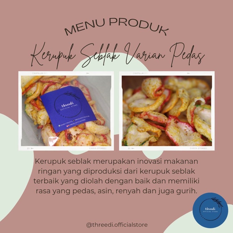 

KERUPUK SEBLAK VARIASI PEDAS