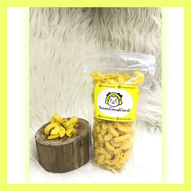 

MACARONI / MAKARONI GORENG ORIGINAL (TIDAK HAMBAR ADA SEDIKIT ASIN) 60 GRAM