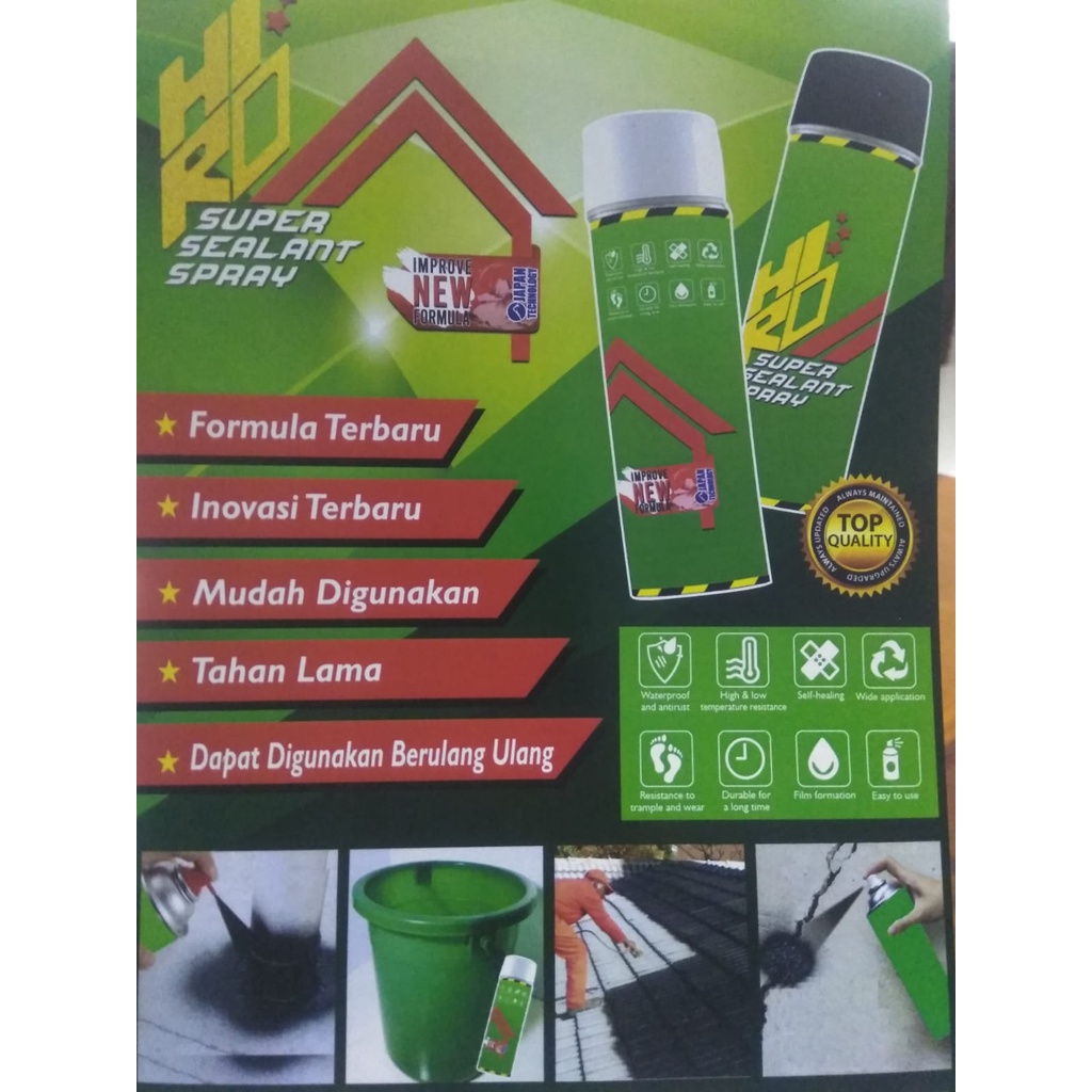 HIRO WATER PROFFING SPRAY CAIRAN PELAPIS PENAMBAL ANTI BOCOR REMBES