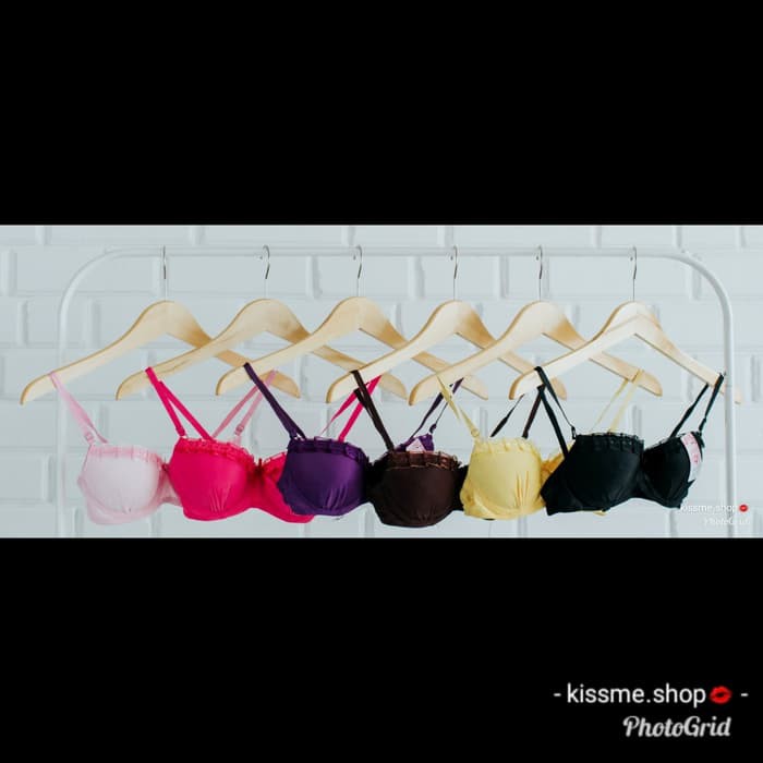 BH BRA remaja Half cup Dressy AA467 cup kecil - Hitam, 32