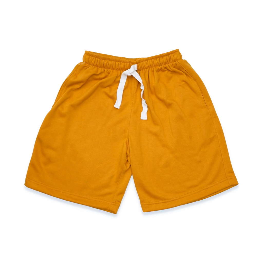 SANVANINA Celana Pendek Santai Mustard | Unisex | Celana Boxer | A-250H