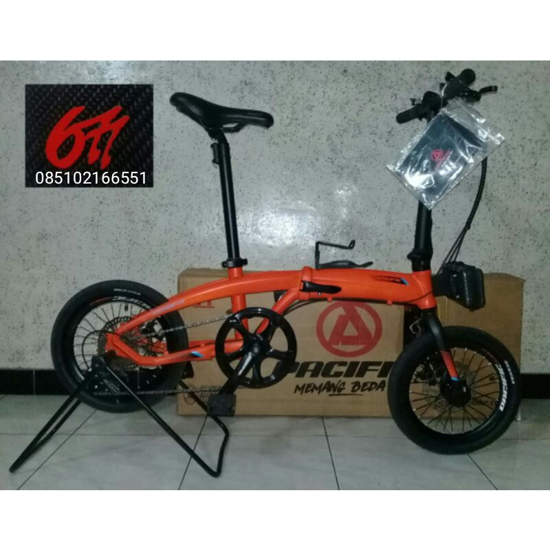 Sepeda Lipat Pacific NORIS 1.0 VT 16 Inchi