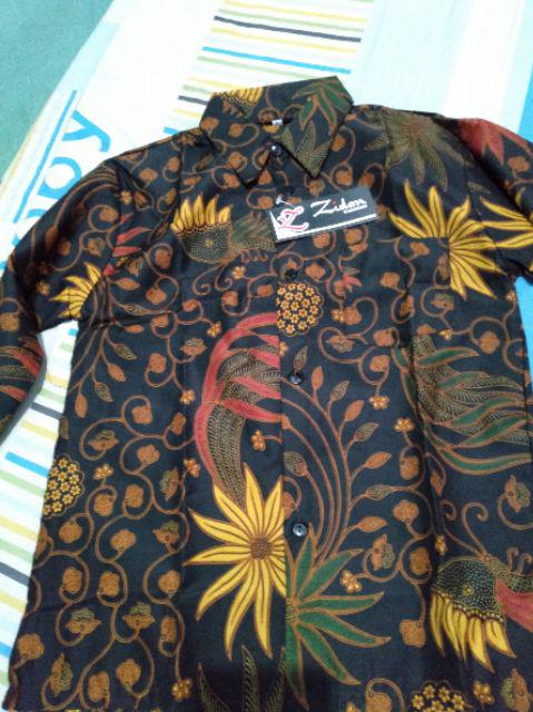 Kemeja Batik Anak Lengan Panjang