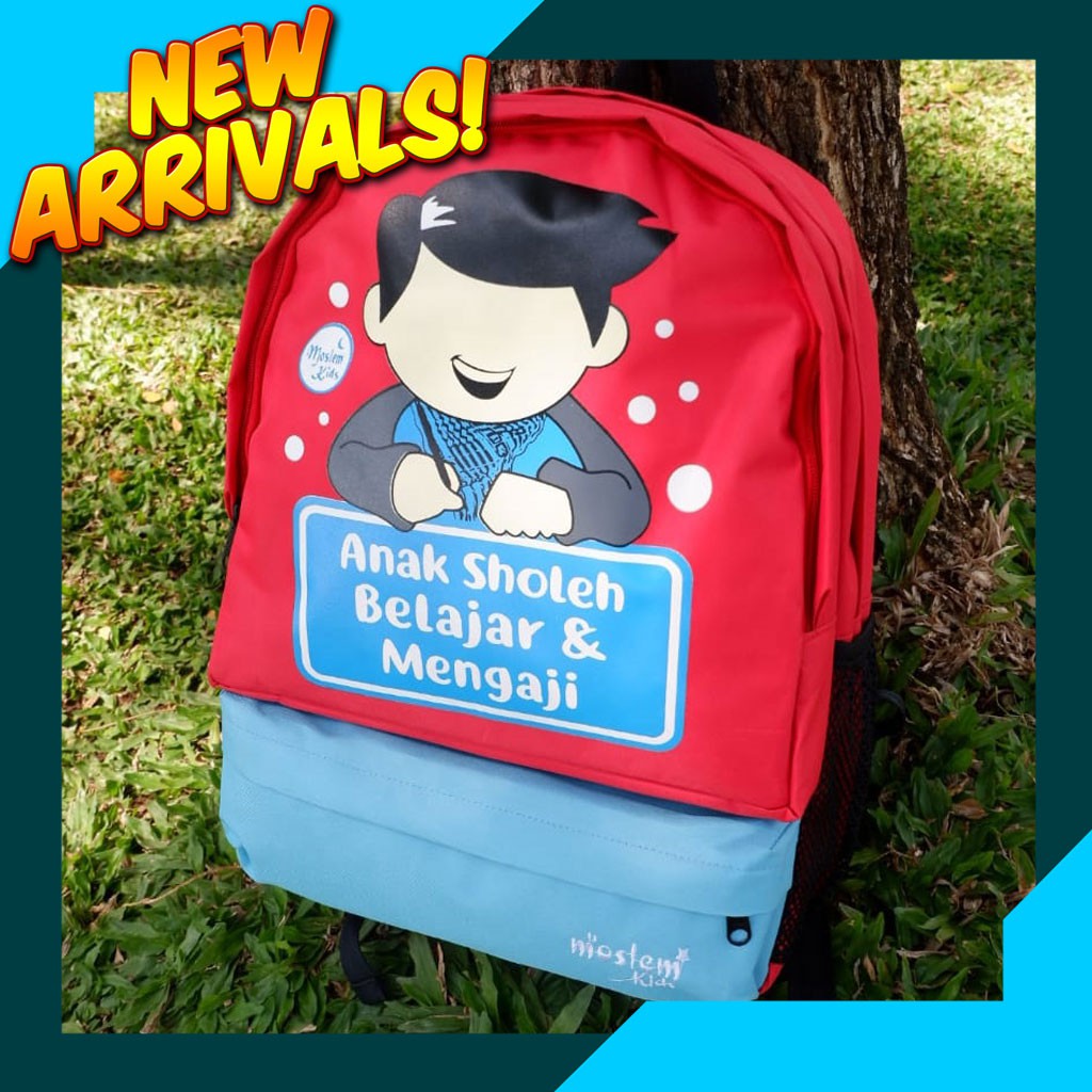 Tas Sekolah Anak Muslim SD SMP MK132 Backpack Large Moslem Kids
