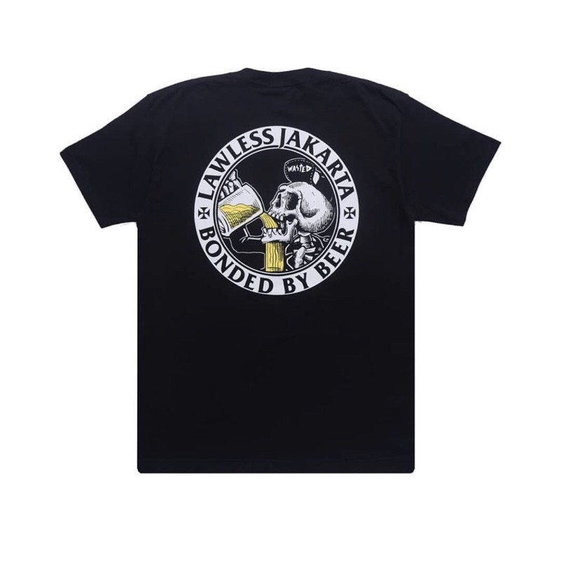 kaos lawless jakarta bonded by beer